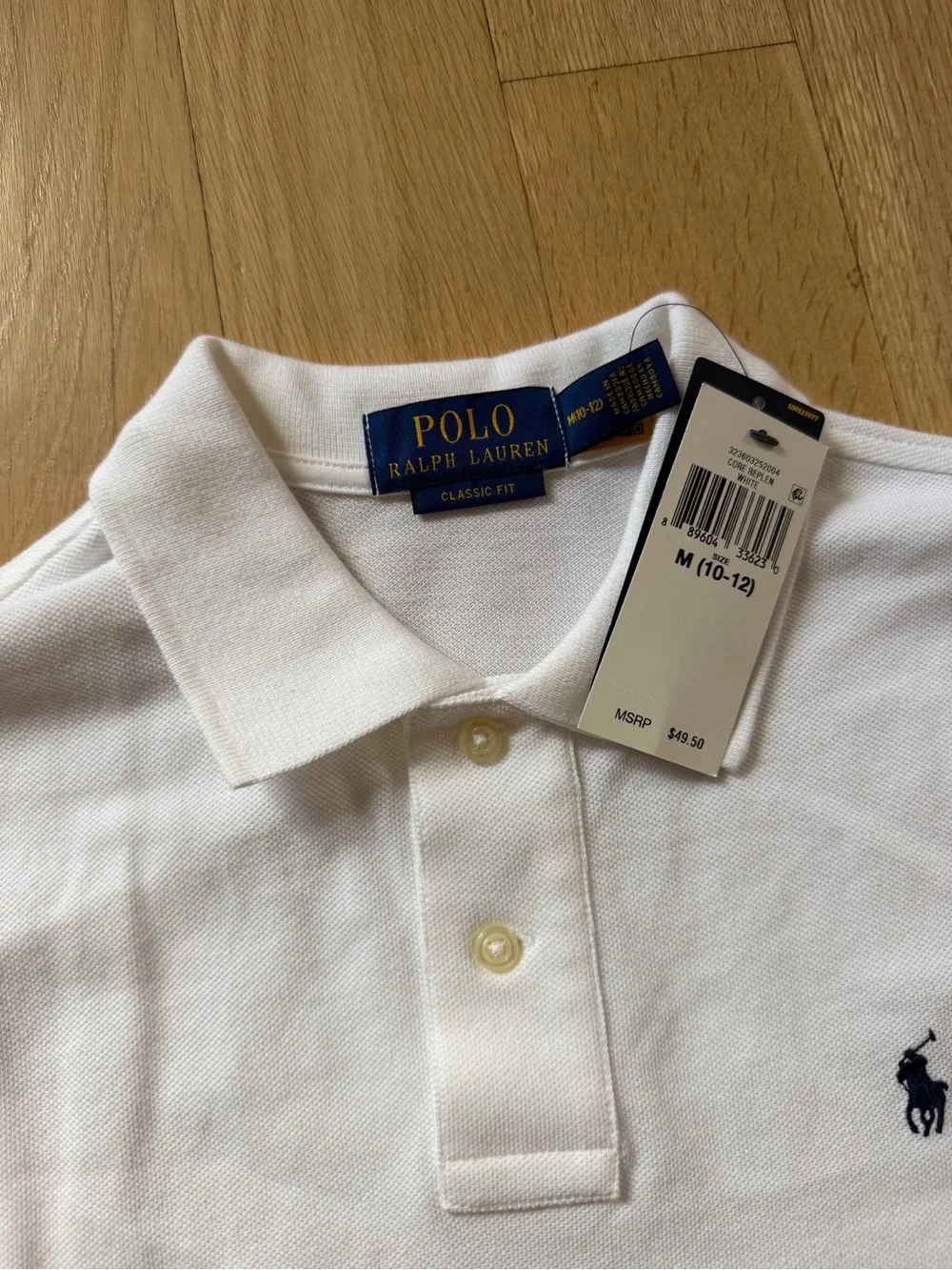 Polo by Ralph Lauren Classic White Boys Polo Shirt